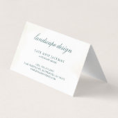 Modern Eucalyptus Greenery QR Code Elegant Visitenkarten (Rückseite)