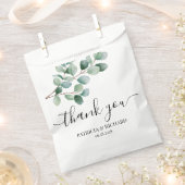 Modern Eucalyptus Greenery Wedding Geschenktütchen (Ausgeschnitten)