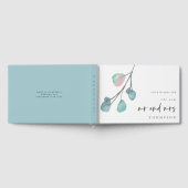 Modern Eucalyptus New Mrs. Name Wedding Gästebuch (Voll)