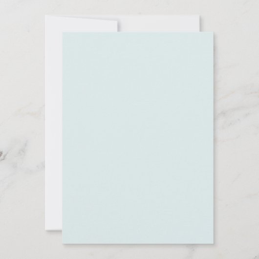 MODERN EUCALYPTUS WEDDING EINLADUNG (Rückseite)