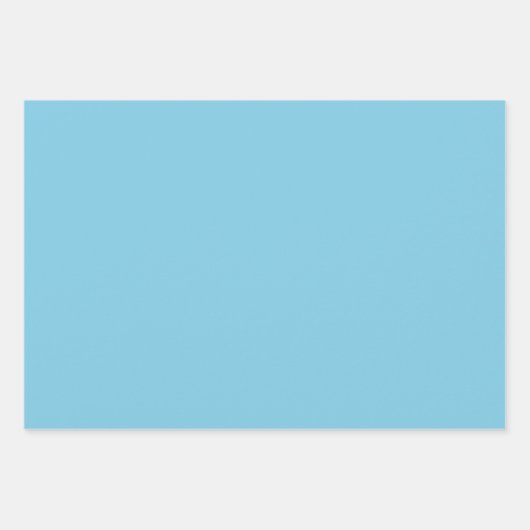 Modern Evil Eye Pattern Blue & Gold Protection Geschenkpapier Set (Vorderseite 3)