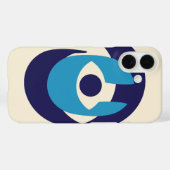 Modern Evil Eye Phone Case - Schutzklausel Nazar A (Rückseite (Horizontal))