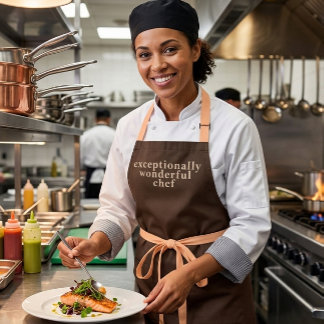 Modern Exceptionally Wonderful Chef Gray Schürze