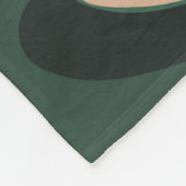 Modern exotic pattern with leopard skin. Creative Fleecedecke (Ecke)