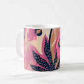 Modern exotic pattern with leopard skin. Creative Kaffeetasse (Vorderseite Links)