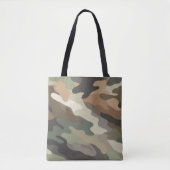 Modern Eye Catching Camo Carryall Tasche (Vorderseite)