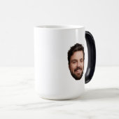 Modern Face Gift für Ihr Geschenk für Ihn Geburtst Verwandlungstasse (VorderseiteRechts)