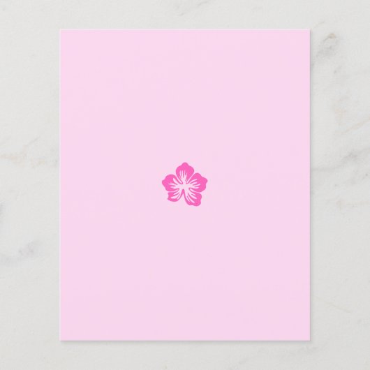 Modern Fairy Birthday Scavenger Hunt Party Game (Rückseite)