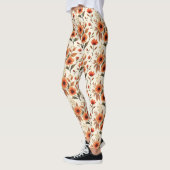 Modern Fall Floral Leggings (Links)