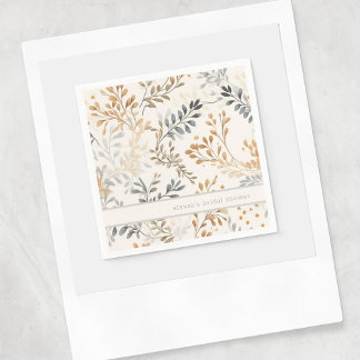 Modern Fall Foliage Serviette
