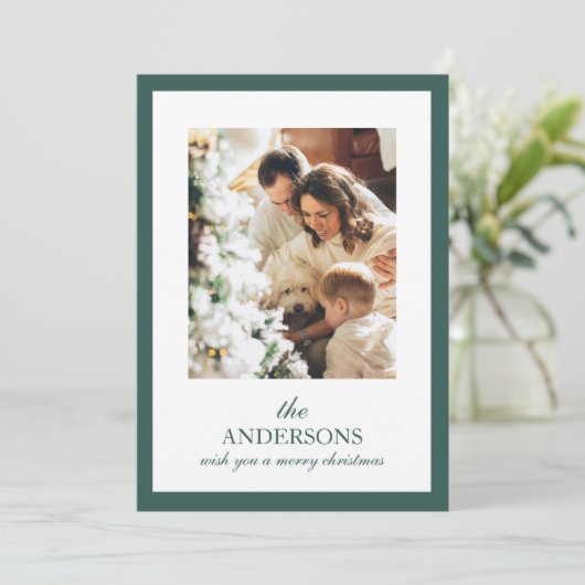 Modern Family Christmas Green (Stehend Vorderseite)