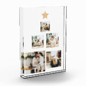 Modern Family Christmas Tree Foto With Star (Links)