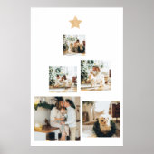 Modern Family Christmas Tree Foto With Star Poster (Vorne)