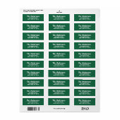 Modern Family Cute Custom Return Address (Vorne)