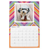 Modern Family Foto Collage 17 - Trendy Patterns Kalender (Feb 2027)