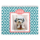 Modern Family Foto Collage 17 - Trendy Patterns Kalender (Titelbild)