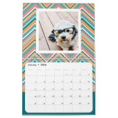 Modern Family Foto Collage 17 - Trendy Patterns Kalender (Jan 2026)