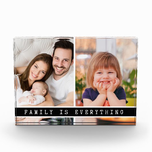 Modern Family Is Everything Quote 2 Collage Fotoblock (Vorderseite)