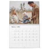 Modern Family Photo Collage Kalender (Feb 2026)