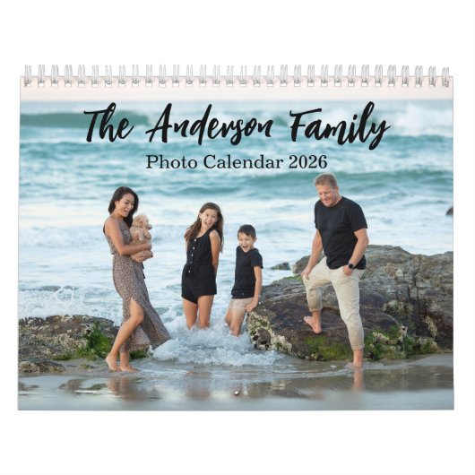 Modern Family Photo Collage Kalender (Titelbild)