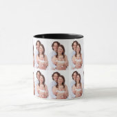 Modern Family Photo Custom Personalized Tasse (Zentrum)
