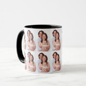 Modern Family Photo Custom Personalized Tasse (Vorderseite Links)