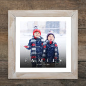 Modern Family Photo Personalized Template Fotodruck