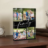 Modern Family Photos Collage Script Keepsake Fotoblock