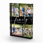 Modern Family Photos Collage Script Keepsake Fotoblock (Rechts)
