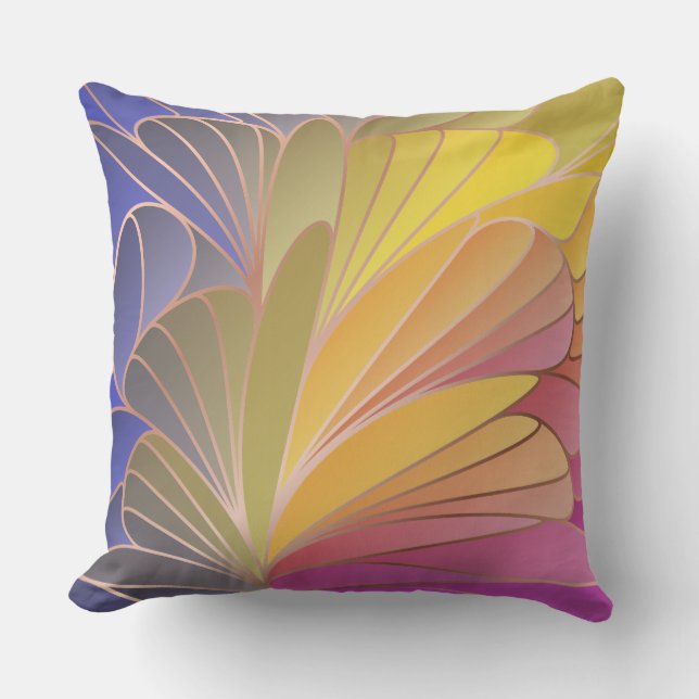 modern,farbenfroh,art nouveau,art Deko,muster,abst Kissen (Vorderseite)