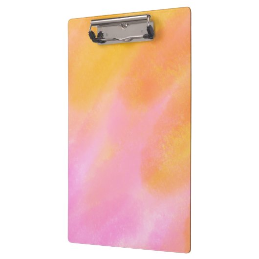 Modern farbenfroh Boho Gradient Feminine Klemmbrett (Links)