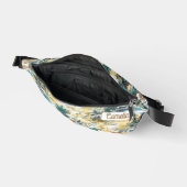 Modern farbenfroh Hawaii Island Palm Gelb Custom Bauchtasche (Offen)