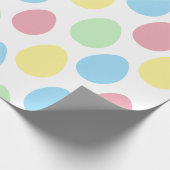 Modern farbenfrohe Eiermuster | Osterwrapper Geschenkpapier (Ecke)