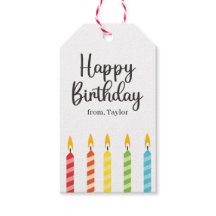 Modern farbenfrohe Geburtstagskandale