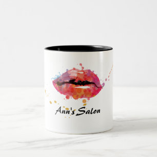 Modern farbenfrohe Lifte Zweifarbige Tasse