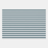 Modern farbige Streifen Weihnachten Geschenkpapier Set (Vorderseite 2)