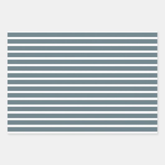 Modern farbige Streifen Weihnachten Geschenkpapier Set (Vorderseite 2)