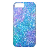 Modern farbiger trendiger Glitzer Print Case-Mate iPhone Hülle (Rückseite)