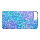 Modern farbiger trendiger Glitzer Print Case-Mate iPhone Hülle (Rückseite (Horizontal))