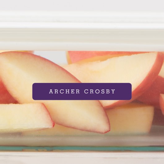 Modern farbiger wasserfester Name Etiketten (Befestigt)