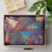 Modern farbiges Dekopapier Seidenpapier (Geschenk)