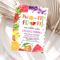Modern farbiges Obst Twotii Frutti 2. Geburtstag