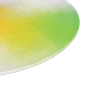 Modern-farbiges Template Moderne Abstrakte Kunst Schneidebrett (Ecke)