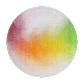 Modern-farbiges Template Moderne Abstrakte Kunst Schneidebrett (Vorderseite)