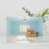 Modern Farewell City New Zuhause Address Room Movi Ankündigung (Stehend Vorderseite)