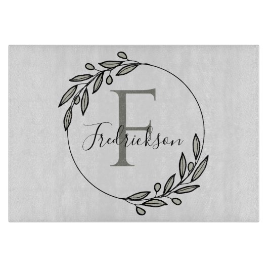 Modern Farmhouse Realtor Closing Gift Schneidebrett (Vorderseite)