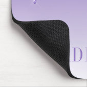 Modern Fashionable Trendy Purple Glitter Mousepad (Ecke)