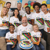 Modern Father's Day Celebration Shirt 