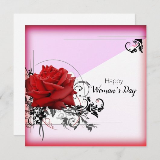 Modern Feiertagskarte (Vorne/Hinten)