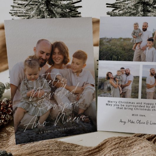 Modern Feliz Navidad Foto Weihnachten